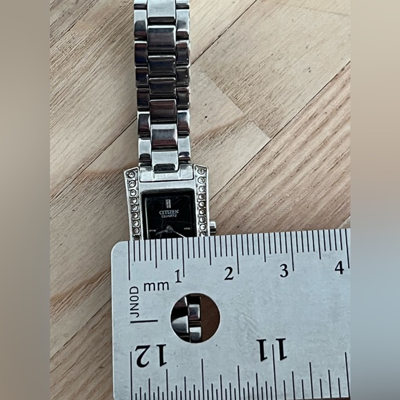 Citizen Ladies Watch Crystals Black Dial Stainless Bracelet and Case main image 5